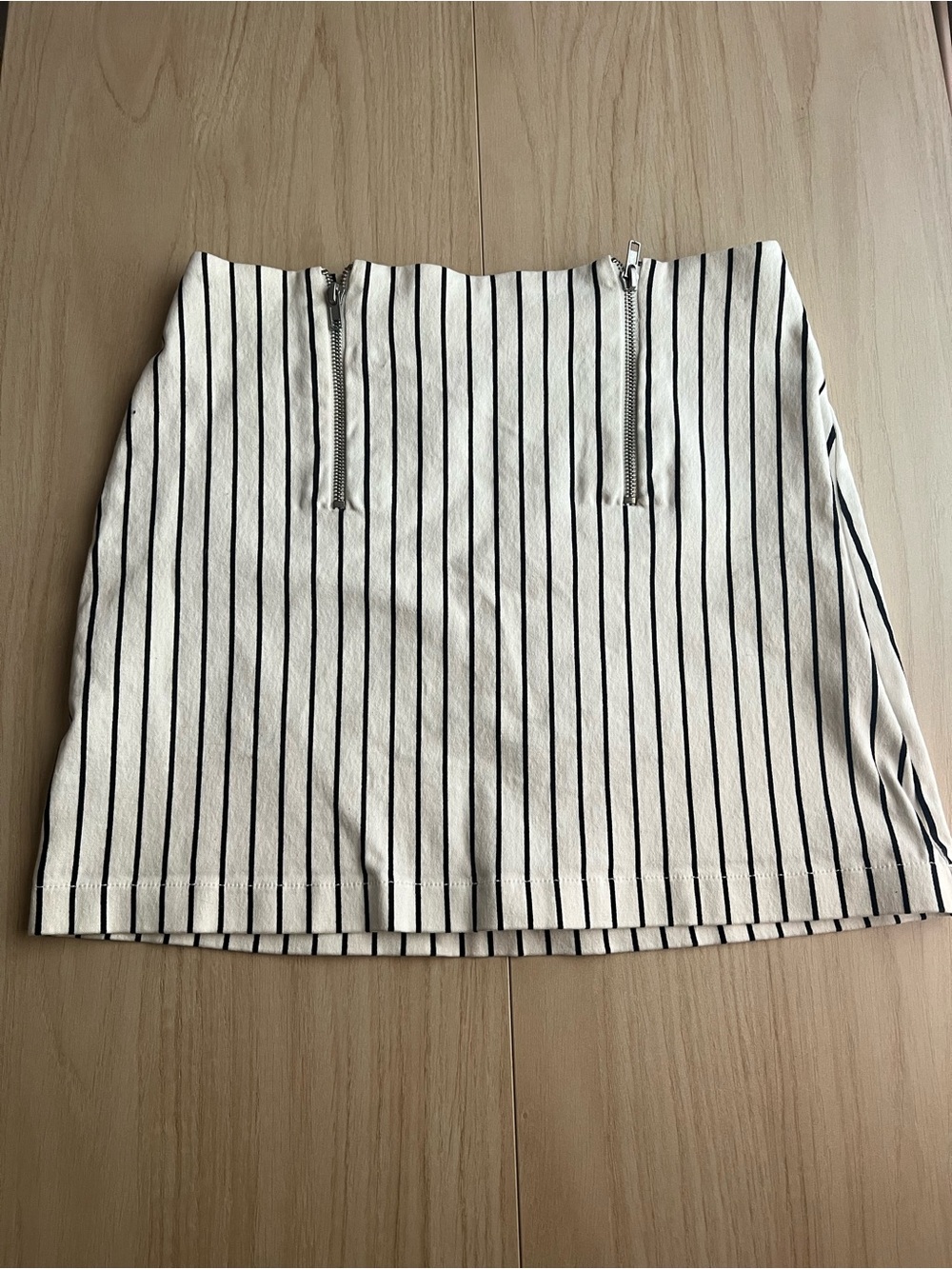 Black and White Mini Skirt